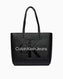 Calvin Klein Sculpted Shopper Mono Kadın Omuz Çantası Black