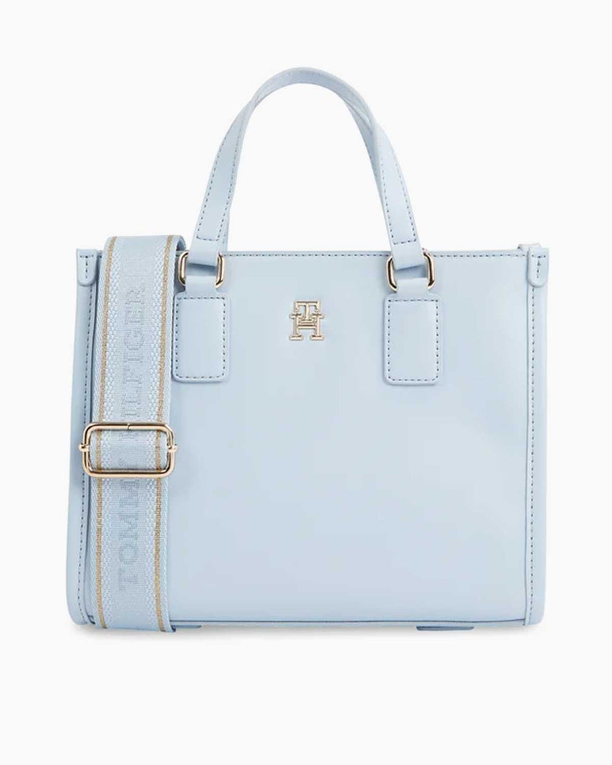 Tommy Hilfiger Uzun Askı Detaylı Mini El Çantası Breezy Blue