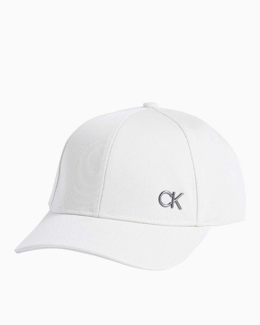Calvin Klein Bombed Metal Logolu Şapka Silver Birch