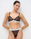 Guess Lisa Set Triangle Thong 2 li Takım Jet Black A996
