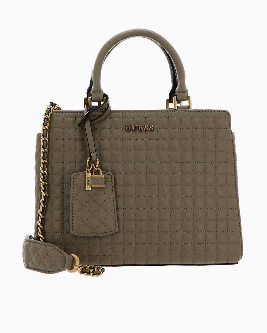 Guess Tia Luxury Satchel El Çantası Sage