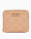 Guess Tamsin Giully II Küçük Boy Fermuarlı Kadın Cüzdan Beige