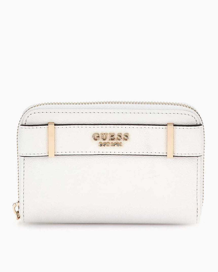 Guess Anadela Medium Logolu Cüzdan White