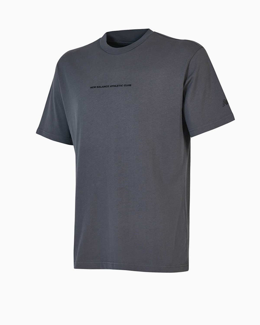 New Balance Lifestyle Erkek Tshirt Gri