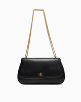 Calvin Klein Kadın Çıkarılabilr Çapraz Askılı Çanta BLACK / ANTIQUE LIGHT GOLD