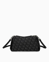 Calvin Klein Monogram Desenli Drop SM Kadın Çapraz Askılı Çanta Black
