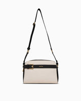 Nautica Logolu Omuz Çantası Bej - Siyah