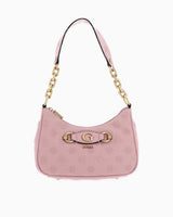 Guess Izzy Peony Zincir Detaylı Omuz Çantası Apricot Rose Logo