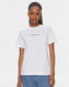 Calvin Klein Straight Bisiklet Yaka Tshirt Bright White