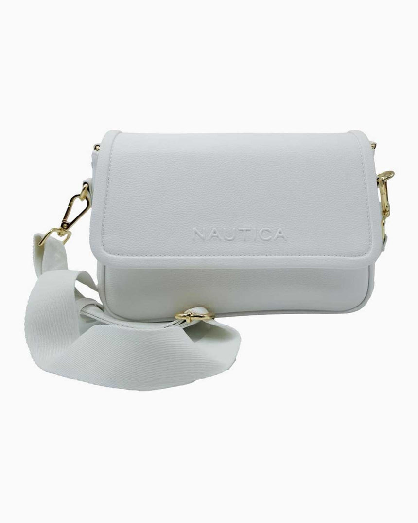 Nautica Çapraz Askılı Çanta Beyaz