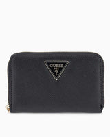 Guess Debora Fermuarlı Orta Boy Kadın Cüzdan Black