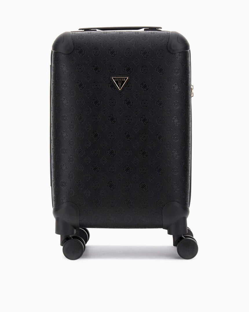 Guess Wilder 18 In 8-Wheeler Logolu Kabin Boy Valiz Black