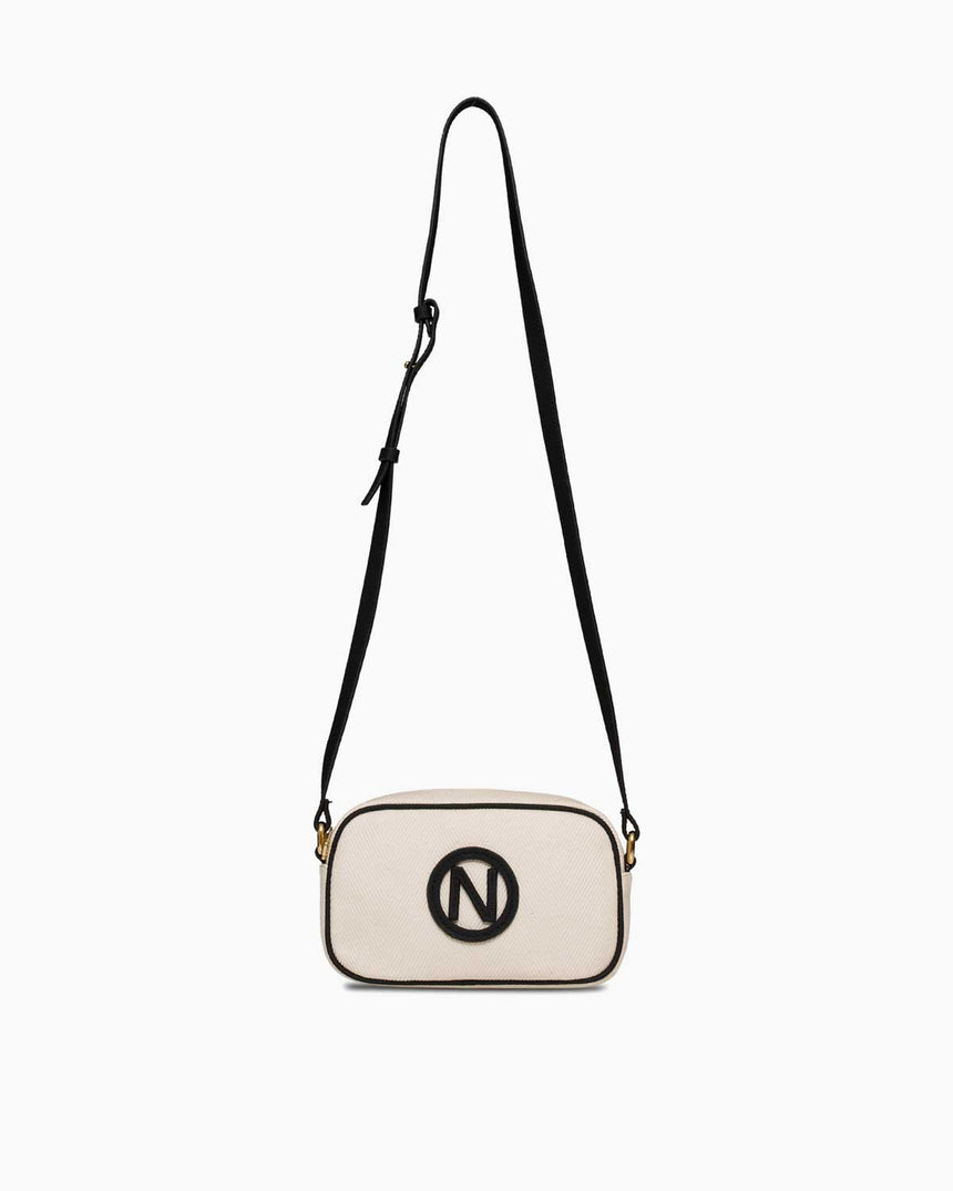 Nautica Çapraz Askılı Çanta Bej - Siyah
