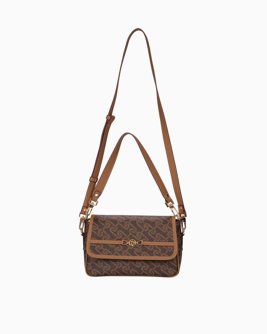 Us Polo Assn Çıkarılabilir Uzun Askı Detaylı Omuz Çantası Kahve