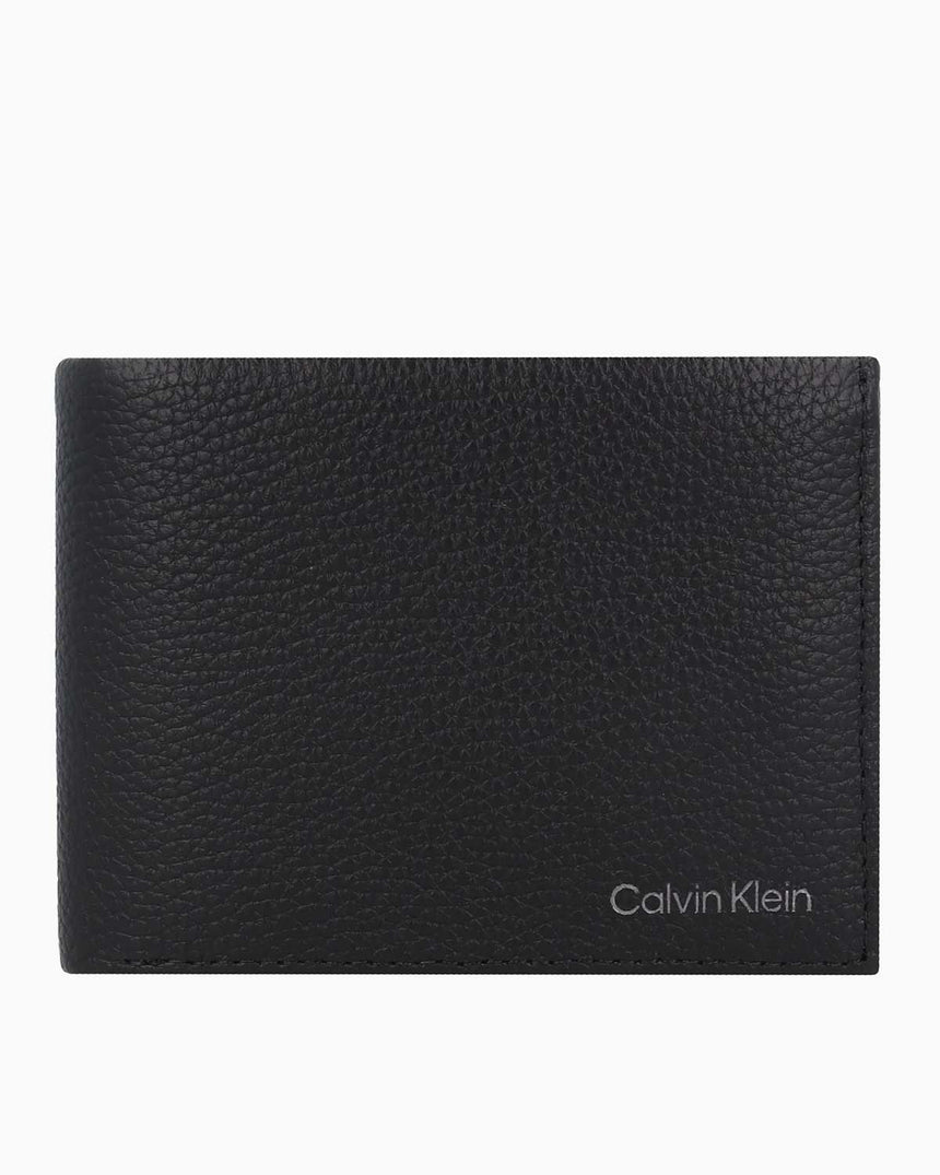 Calvin Klein Erkek Warmth Trifold 10Cc W/Coın L Kartlık - Cüzdan Black
