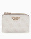 Guess Laurel Slg Monogram Desenli Cüzdan Dove Logo