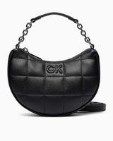 Calvin Klein Square Quilt Chain Zincir Detaylı Mini Omuz Çantası CK Black