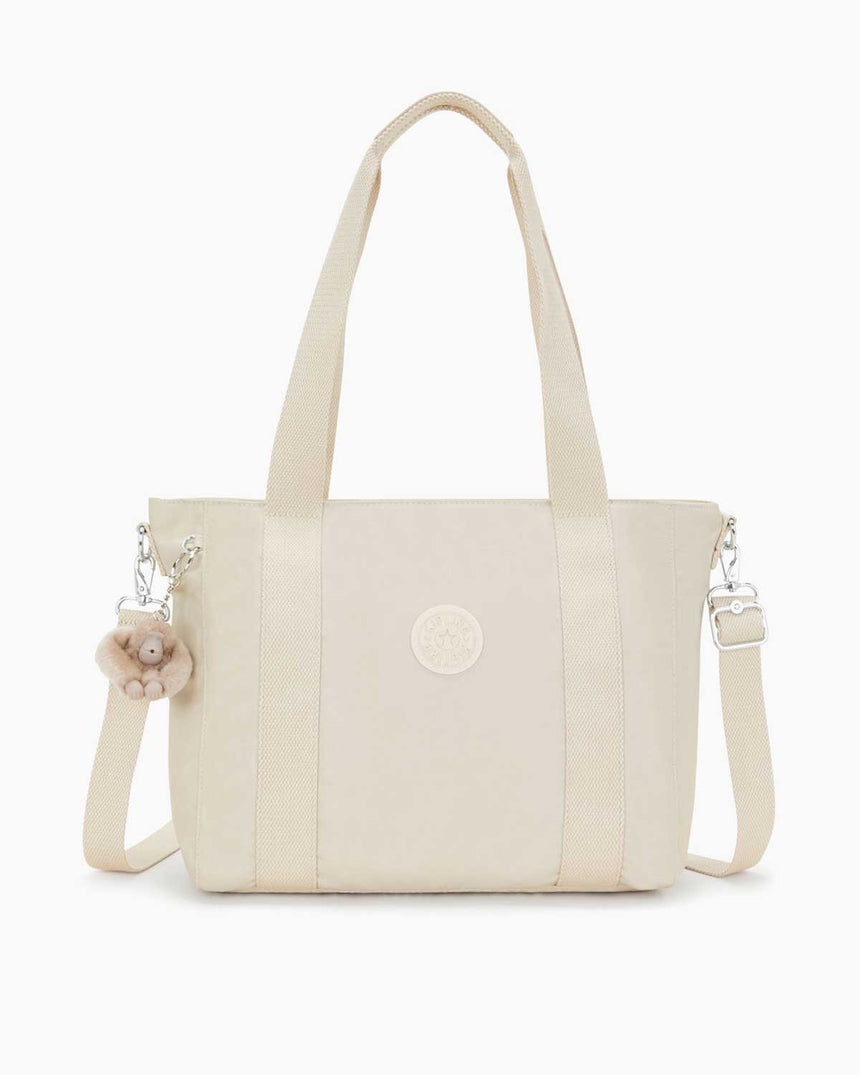Kipling Asseni S Kadın Omuz Çantası Beige Pearl