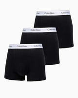 Calvin Klein Trunk 3P Underwear Bottoms Boxer Black/Leader Striple Black/Glacier