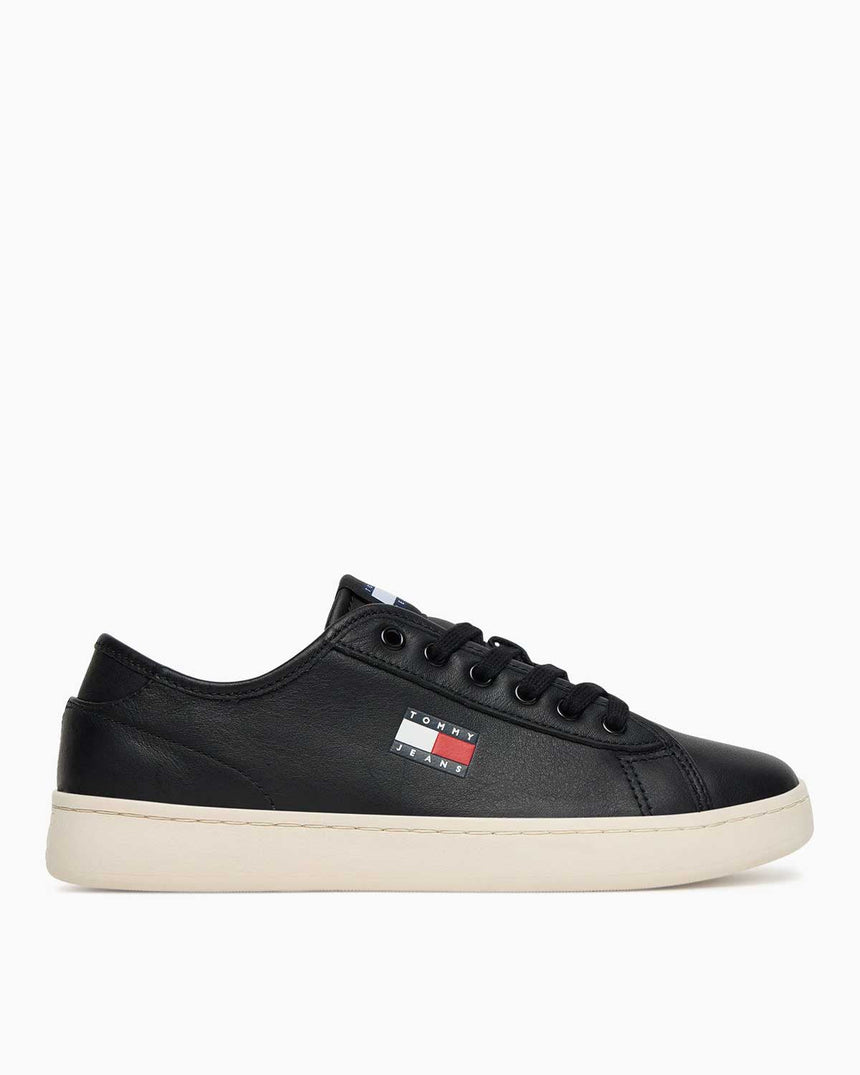Tommy Hilfiger Gillian Ultra Hafif Kadın Kort Sneaker Black