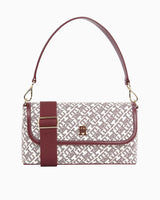 Tommy Hilfiger Monoplay Flap Çapraz Askılı Çanta Oxblood