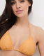 Guess Removable Padded Triangle Bikini Üstü Apricot Ice