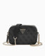 Guess Noelle Crossbody Zincir Detaylı Çapraz Askılı Çanta Coal Logo
