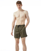 Guess Swimtrunk Bottoms Deniz Şortu Green Embossed Logo