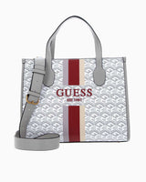 Guess Silvana 2 Compartmen El Çantası Stone Logo