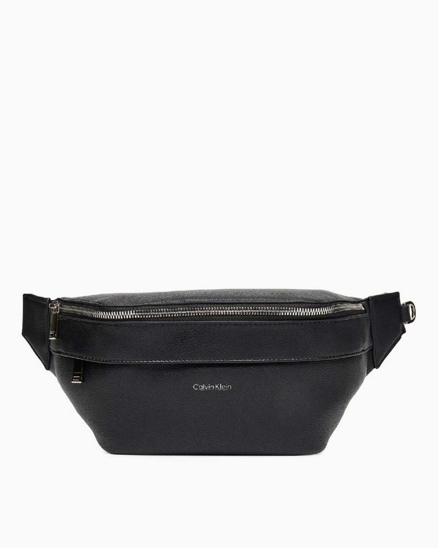 Calvin Klein Raised Logo Erkek Bel Çantası Black