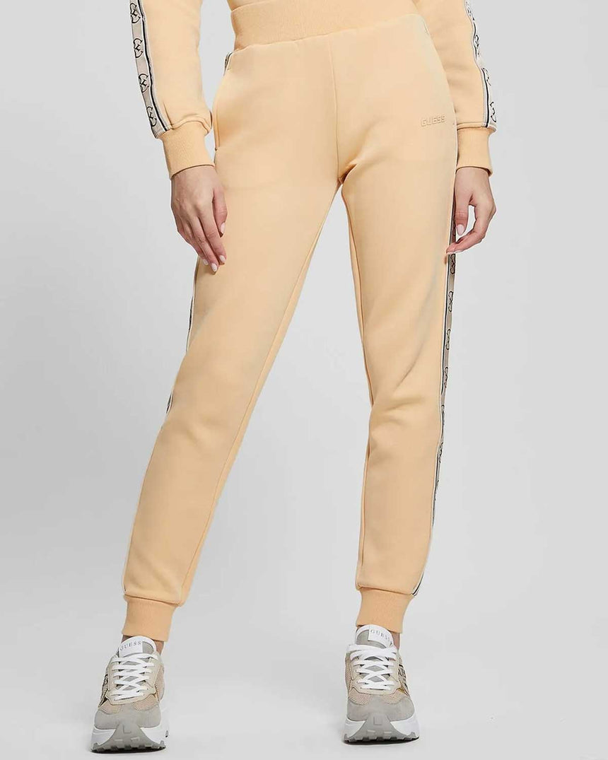 Guess Britney Pamuklu Regular Fit Cepli Jogger Eşofman Altı Sandy Peach