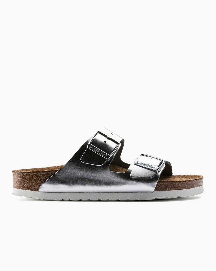 Birkenstock Arizona Nl Sfb Kadın Terlik Gümüş