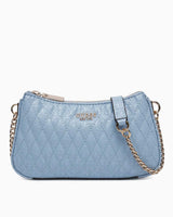 Guess Betula Zincir Detaylı Parlak Mini Çapraz Askılı Çanta Stormy Blue