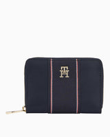 Tommy Hilfiger Poppy Medium Zip Around Wallet Cüzdan Space Blue Corp