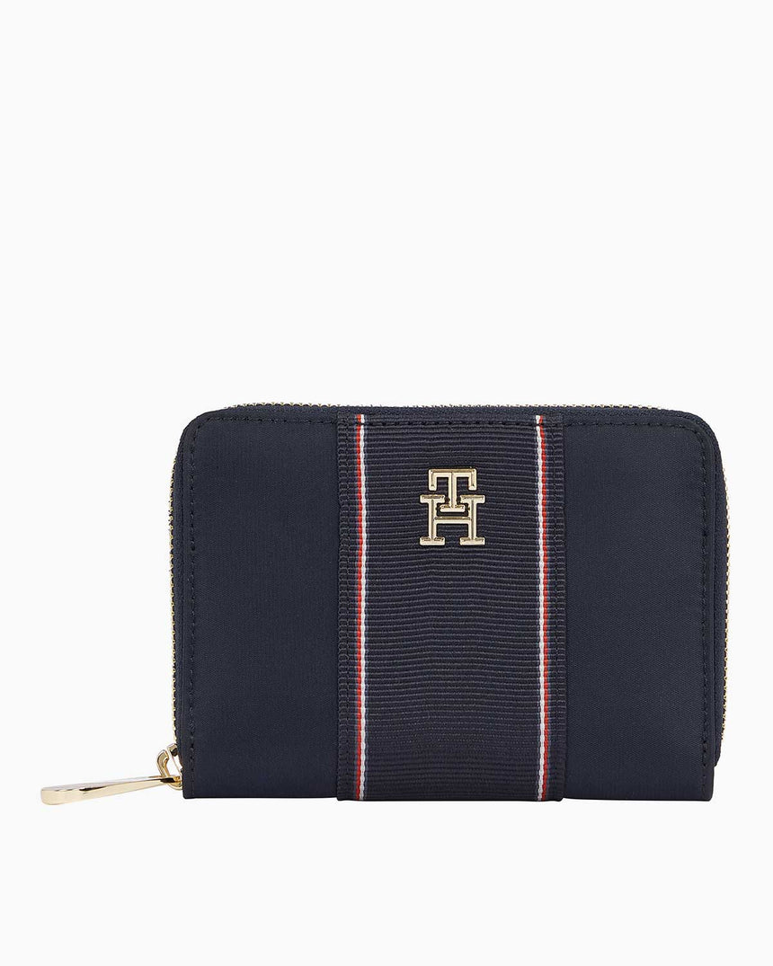 Tommy Hilfiger Poppy Medium Zip Around Wallet Cüzdan Space Blue Corp