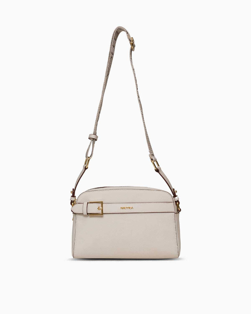 Nautica Ladies Logolu Omuz Çantası Ekru