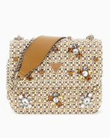 Guess Mynmar Çapraz Askılı Çanta Cognac Multi