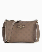 Guess Gerty Logolu Çapraz Askılı Çanta Dark Taupe