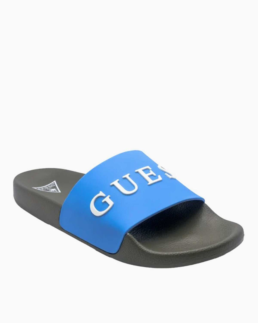 Guess Logo Yazılı Terlik Ocean And Sodalite