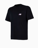 New Balance Lifestyle Erkek Logolu Tshirt Siyah