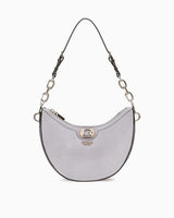 Guess Orlina Society Zincir Detaylı Omuz Çantası Lavendar Grey
