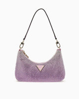 Guess Zalina Taşlı Omuz Çantası Orchid