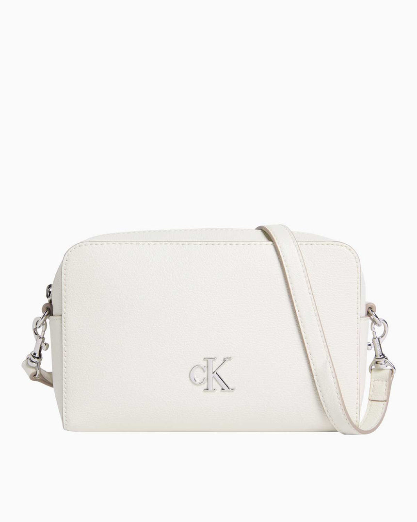 Calvin Klein Minimal Monogram Çapraz Askılı Çanta Silver Birch
