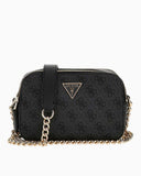 Guess Anadela Noelle II Kadın Çapraz Askılı Kamera Çantası Coal Logo