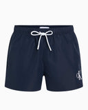 Calvin Klein Drawstring Logo Yazılı Deniz Şort Dark Sapphire
