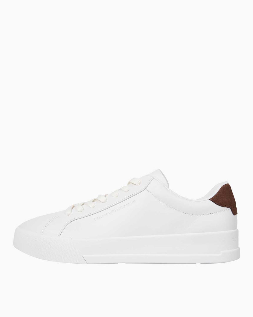 Tommy Hilfiger Court Better Low Top Sneaker Ecru