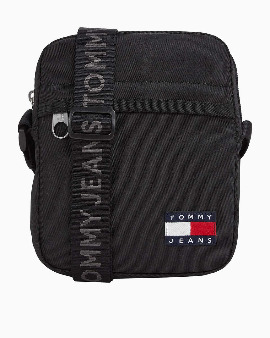 Tommy Hilfiger Ess Daily Sportwear Askı Logo Detaylı Çapraz Askılı Çanta Black