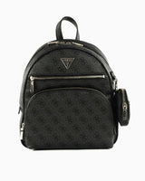 Guess Power Play Tech Backpack Monogram Sırt Çantası Coal Logo