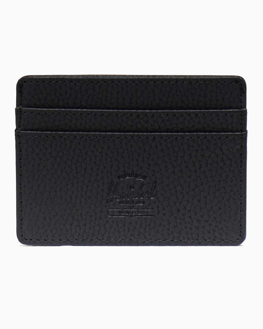 Herschel Charlie Cardholder Vegan Leather Kartlık Black
