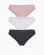Guess 3Pack Basic Brief Logolu Külot Pink White Black Com